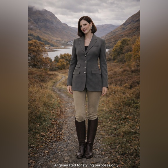 Ralph Lauren‎ Blazer, Womens Fitted Equestrian Wool Blazer, Size 4 - Picture 2 of 16